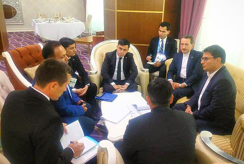 راه های توسعه همکاریهای ریلی باترکمنستان، قزاقستان وجمهوری آذربایجان بررسی شد